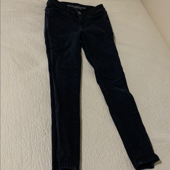 American Eagle Outfitters Women's Skinny Jeans - Dark Blue - Picture 1 of 1